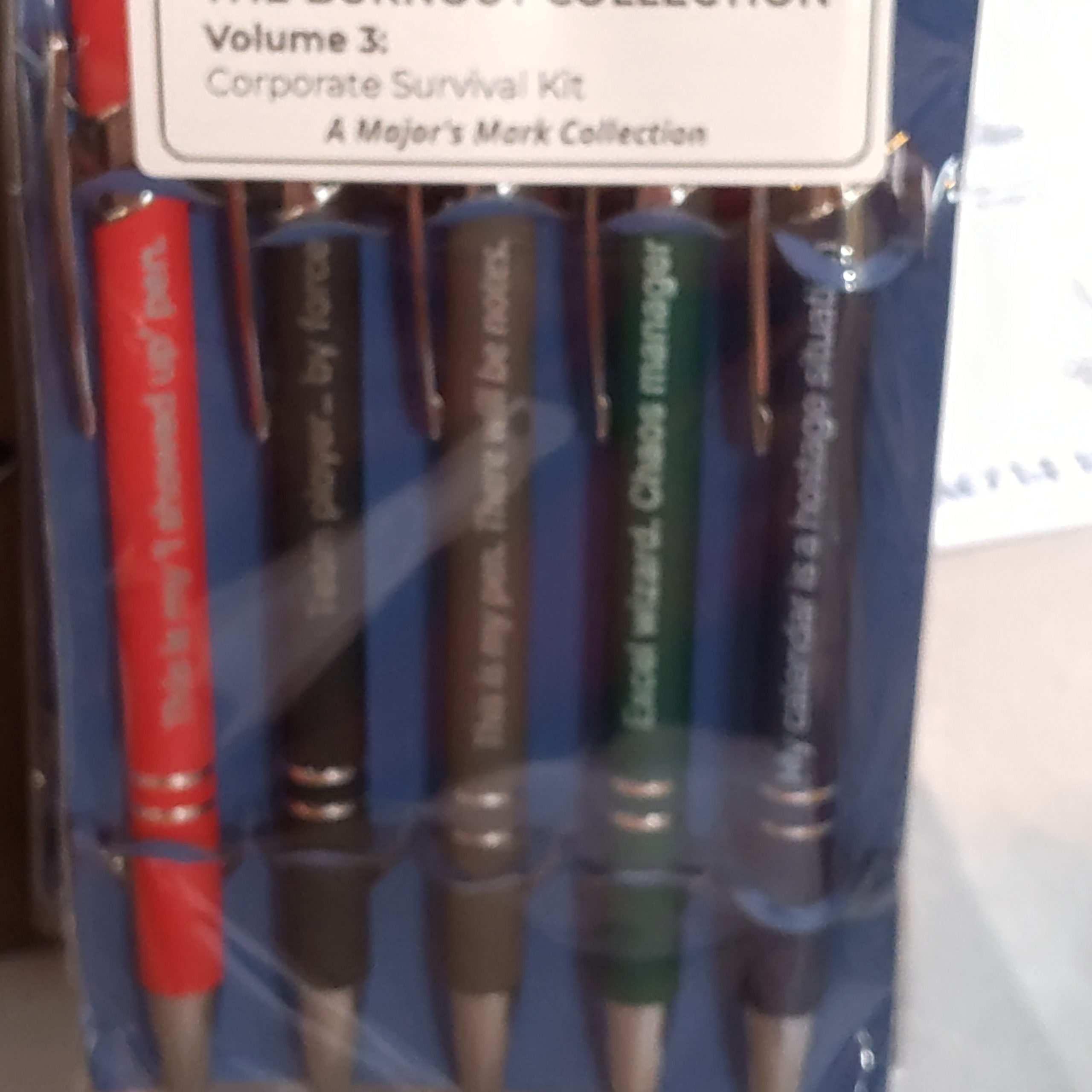 Pen Set - Burnout V3 - 5Pk