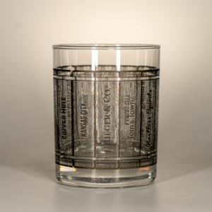 The Barrelhouse Glass – Kansas Whiskey Edition (Black)